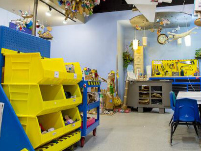 Maker Studio. Courtesy of Portland Children's Museum