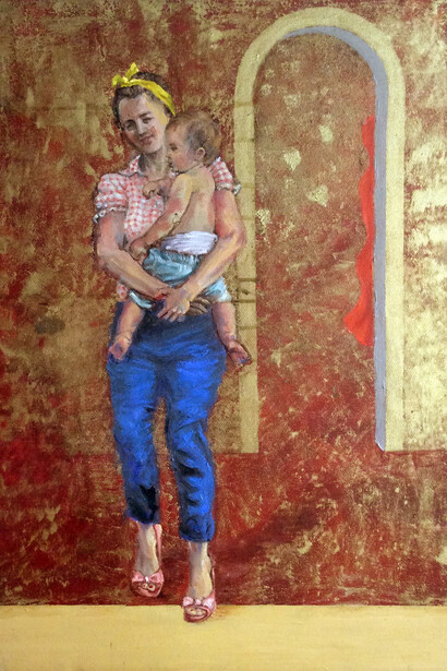 Mira Kliger. Hagar. Oil on Canvas 50x35 cm