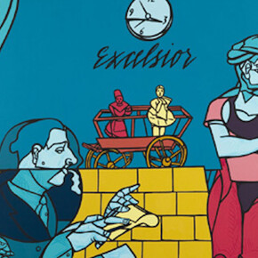 Valerio Adami, Exhibition view. Courtesy of Galerie Daniel Templon