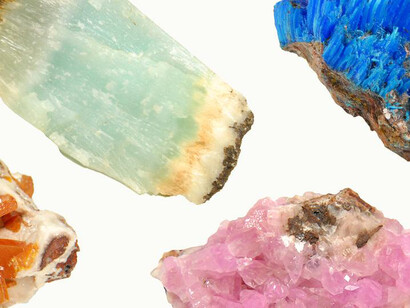 Mineralogy, exhibition view. Courtesy of the Latvian National Museum of Natural History