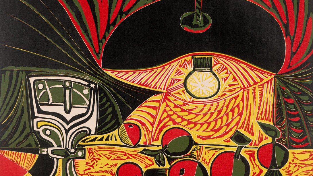 Pablo Picasso, Still life under the lamp, 1962. Courtesy of the British Museum