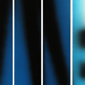 Hans Hartung, 1983, acrilico su tela, 150 x 210 cm, Collezione Fondazione Hartung-Bergman