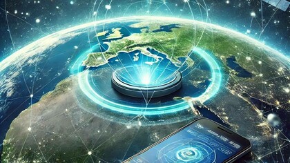 Illustrazione della tecnologia GPS