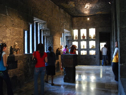 Sala en la planta alta del Museo Diego Rivera—Anahuacalli, 2010, en Ciudad de México, México