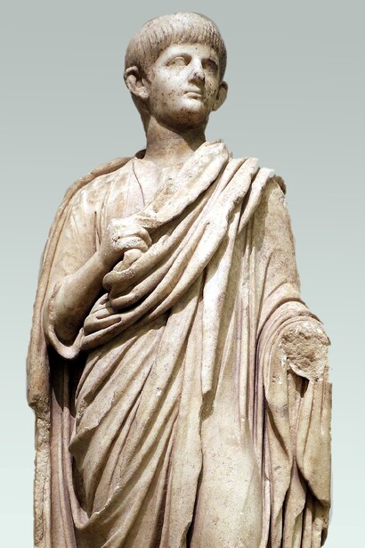 Statua di Nerone da giovane 50 d.C. ca.