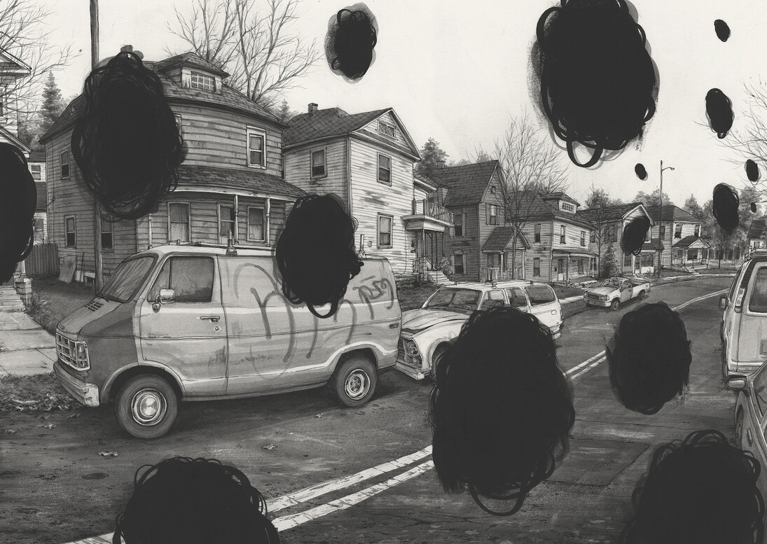 Pat Perry, Street Hole. Courtesy of Dorothy Circus Gallery 