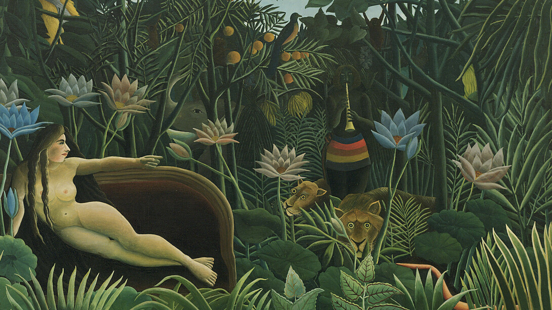 Henri Rousseau, dit Le Douanier Rousseau (1844-1910). Le Rêve, 1910. Huile sur toile, 204,5 x 298,5 cm. New York, The Museum of Modern Art, don de Nelson A. Rockefeller, 252.1954 © 2016. Digital image, The Museum of Modern Art, New York / Scala, Florence