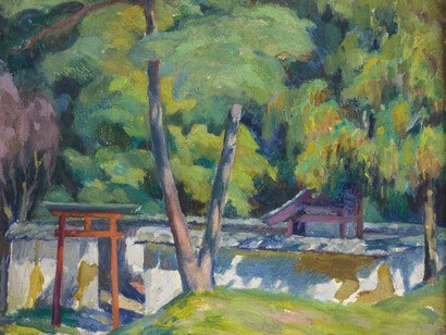 Tokio Ueyama, Untitled (Tori Gate), 1937. Courtesy of Denver Art Museum