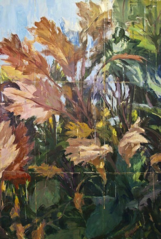 Joseph Adolphe, The Memory Garden No. 1, 2013, Oil on Canvas, 96" x 80"