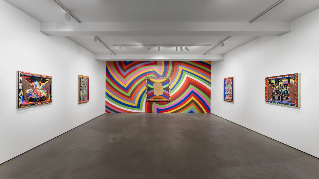 Lakwena Maciver, I'm in your hands, exhibition view. Courtesy of Mariane Ibrahim Gallery