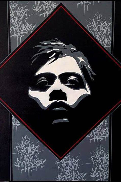 COLP-ONE, Experience, Mixed Media on Panel, 42" x 38"