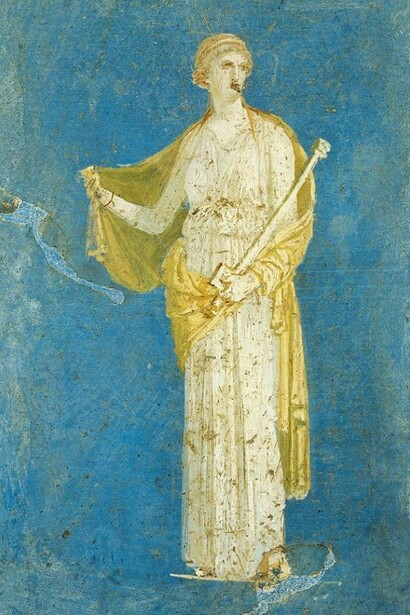 Medea, affresco. Museo Nazionale di Napoli.