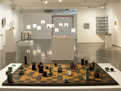 Tom Phillips, Exhibition view. Courtesy of Flowers