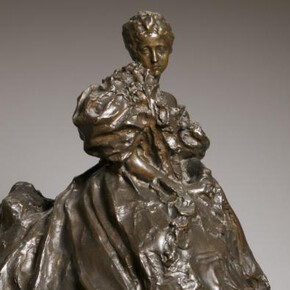 Paolo Troubetzkoy (1866–1938)
Adelaide Aurnheimer (Nach dem Ball), 1897
Bronze, 43 × 52 cm
Privatbesitz