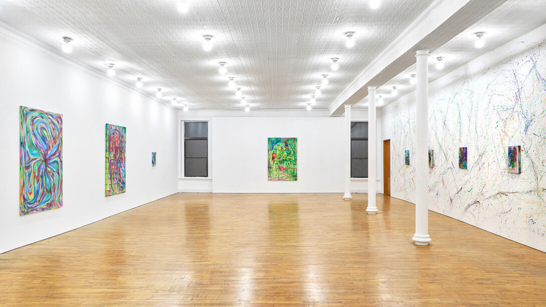 Héloïse Chassepot, Splash, exhibition view. Courtesy of Tara Downs Gallery