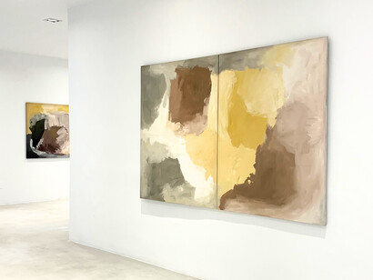 Elvira Fustero, Terrestial poetry +35, vista de exhibición. Cortesía de Villazan 