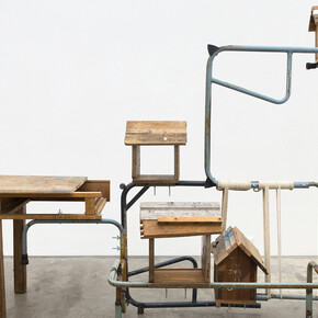 Kemang Wa Lehulere, Exhibition view. Courtesy of Maxxi 