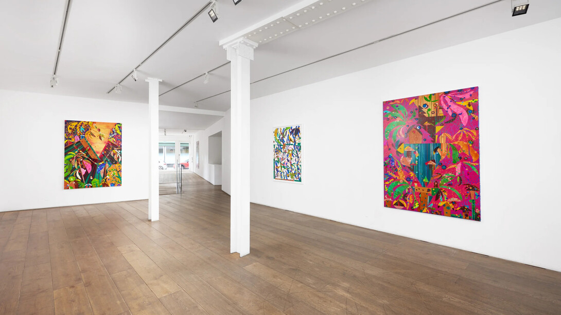 Nuno Gil, Underwater stories, exhibition view. Courtesy of gallery rosenfeld