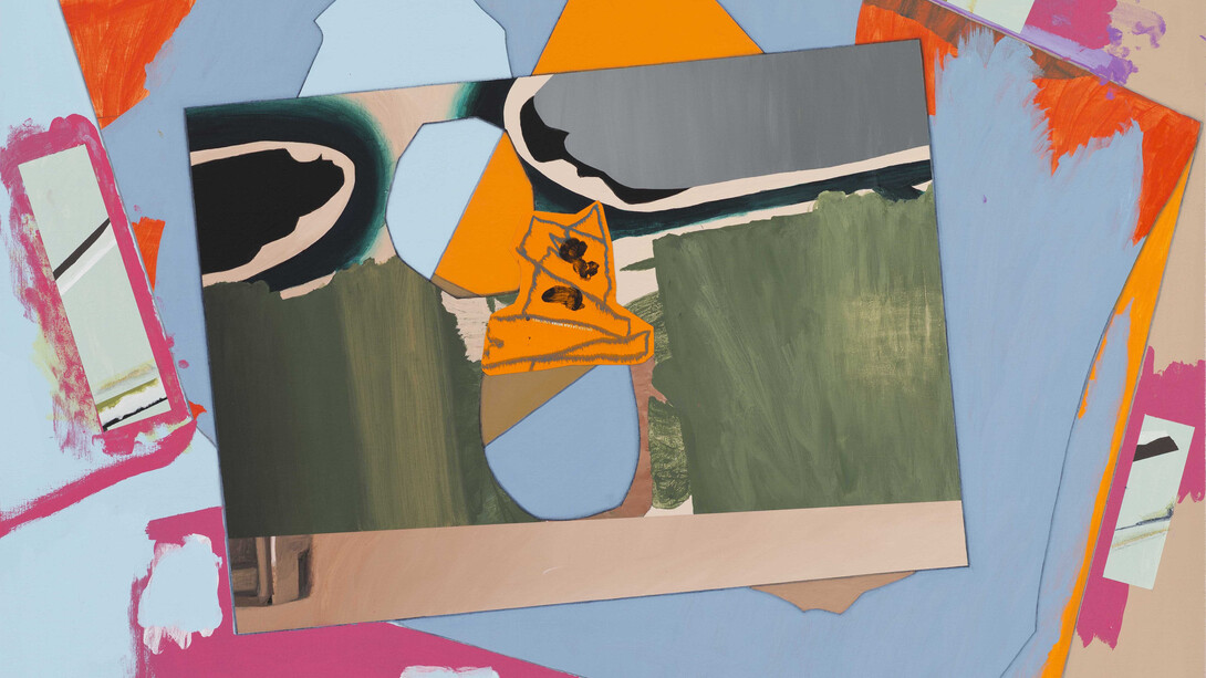 Luis Gordillo, Jardín colgante, 2024. Courtesy of Opera Gallery 