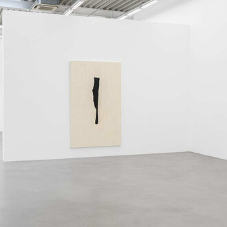 Open edges: Erik Lindman & Robert Motherwell, vue de l’exposition. Avec l’aimable autorisation d’Almine Rech