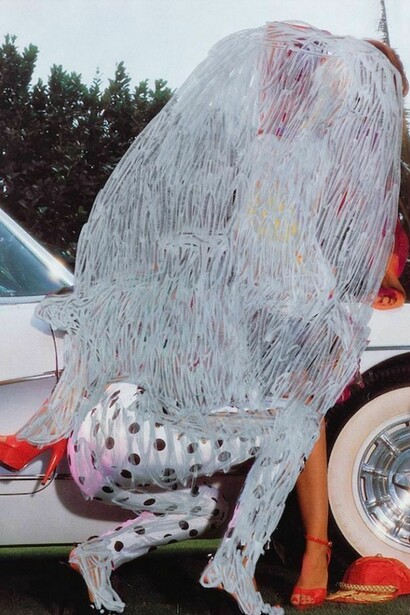 Beverly Semmes, Carwash, 2011. Ink / paper, 10 3/4 x 7 in.