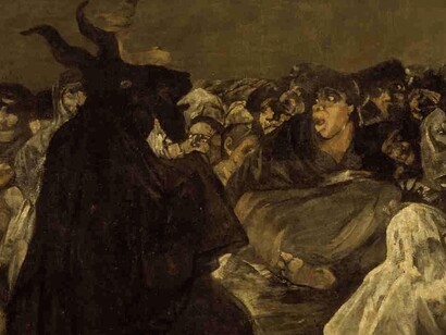 Fragmento de «El Aquelarre», Goya