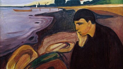 «Mélancolie» (1894), E. Munch