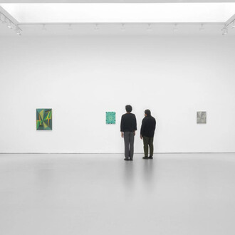 Tomma Abts, exhibition view. Courtesy of David Zwirner Gallery