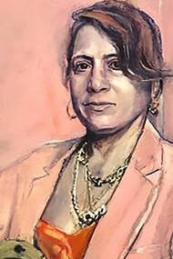 Capricorn portrait of Elizabeth Velazquez, by TB Ward
