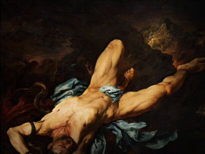 El titán Prometeo era hijo de Japeto y de Temis. Algunos creen que fue el creador del hombre, al que había moldeado con tierra a imagen de los dioses inmortales