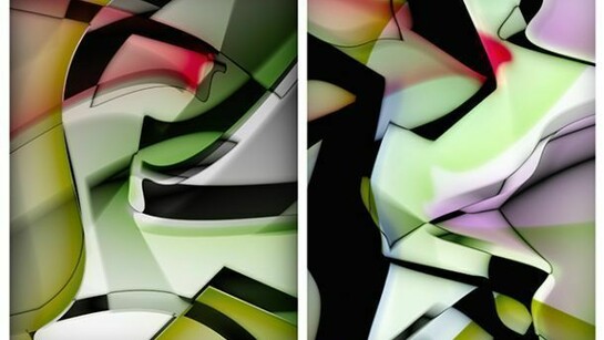 Thomas Ruff, 2013, C-print, in two parts, Each panel: 94 1/2 x 72 7/8 inches (240 x 185 cm), Edition of 4. © Thomas Ruff. Courtesy of the artist and Gagosian Gallery