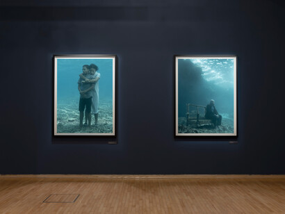 Nick Brandt, The day may break. Chapters I, II and III, exhibition view. Courtesy of Galerija Fotografija 