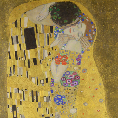 «El beso» (1908), Klimt