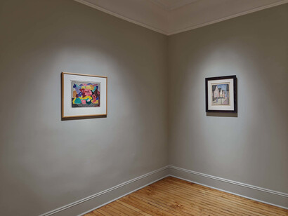 Blanche Lazzell, White-line color wsoodcuts, exhibition view. Courtesy of Craig Starr Gallery