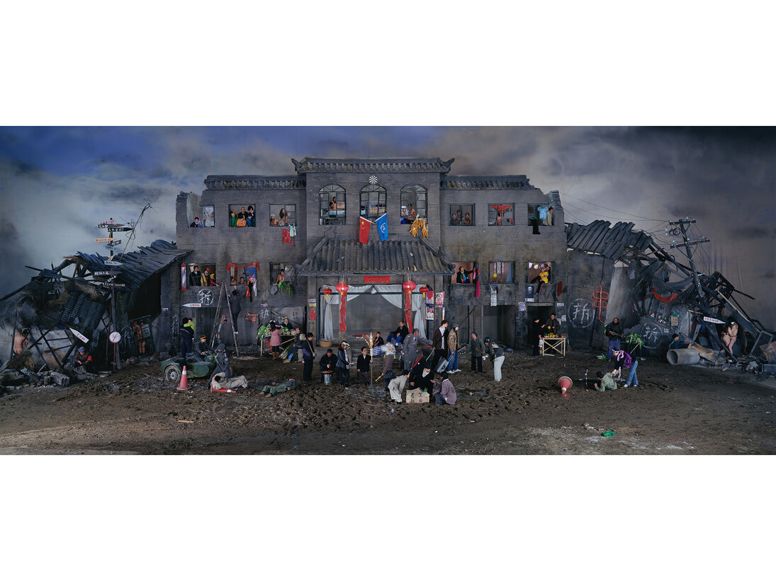 Wang Qingsong, Dream of Migrants,170 x 400 cm, 2005, Edition 10 of 10 + 2 APs © Wang Qingsong, courtesy Huxley-Parlour Gallery