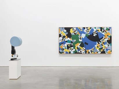 Serge Alain Nitegeka, Configurations in black, exhibition view. Courtesy of Marianne Boesky Gallery