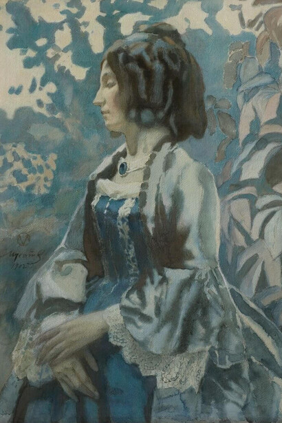 V.E. Borisov-Musatov, Portrait of a woman, 1902. Courtesy of New Tretyakov Gallery