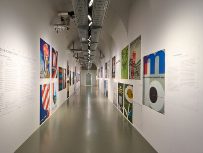 Hype and high culture. 75 years of the Vienna Festival in posters, exhibition view. Courtesy of MAK