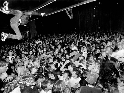 Nirvana, UW Hub Ballroom, Seattle. Fotografia Charles Peterson, 1990