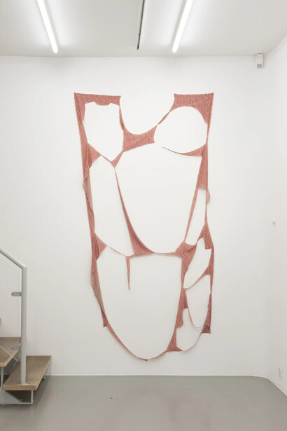 Marion Baruch, Quel che rimane del cielo (What remains of the sky), exhibition view. Courtesy of Galerie Peter Kilchmann