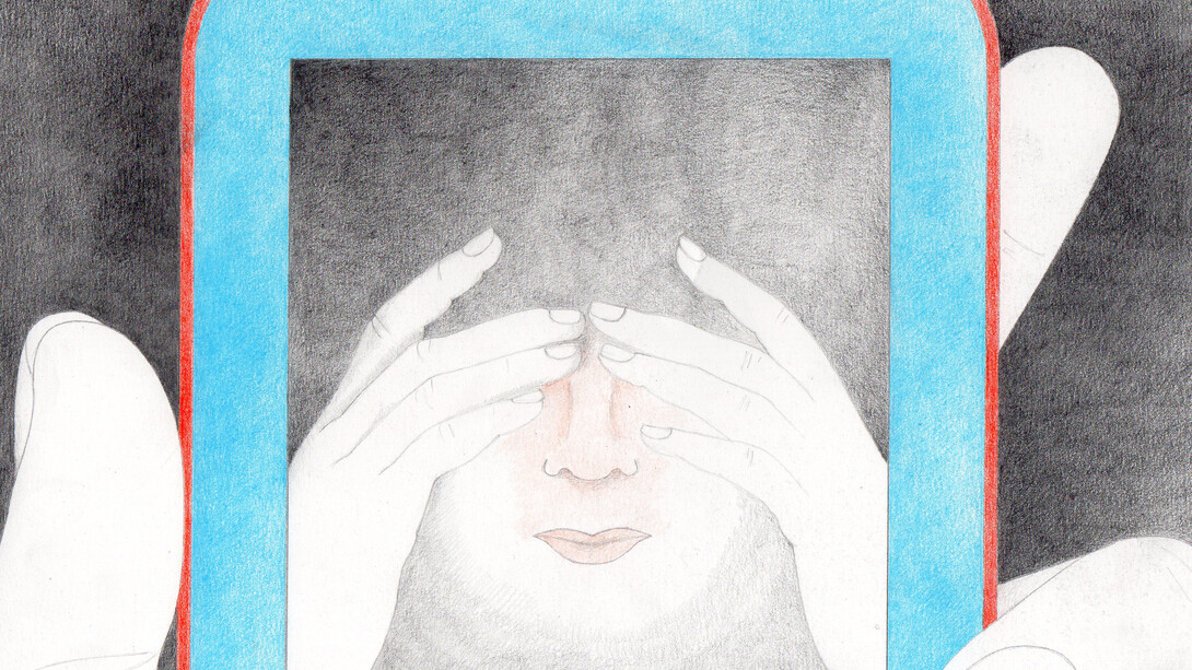 Gennj che si ribellò ai cellulari - Illustrazione di Greta Croci