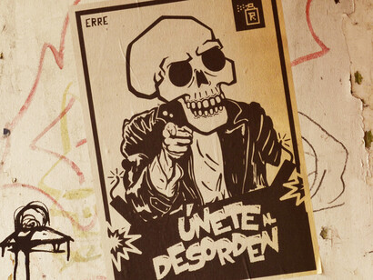 Arte urbano por Erre. La foto es de la propia Erre