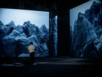 Soundwalk Collective and Patti Smith, Correspondences, exhibition view. Courtesy of LUMA Arles