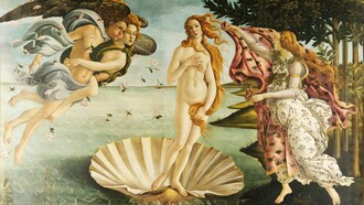 El nacimiento de Venus, Sandro Botticelli, c. 1485. Más allá del mito clásico, la obra encarna la dimensión de la libido y la pulsión sexual desvinculada de la procreación biológica