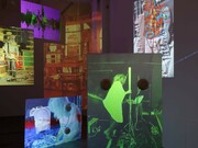 Tony Oursler, Exhibition view. Courtesy of Galerie Mitterrand