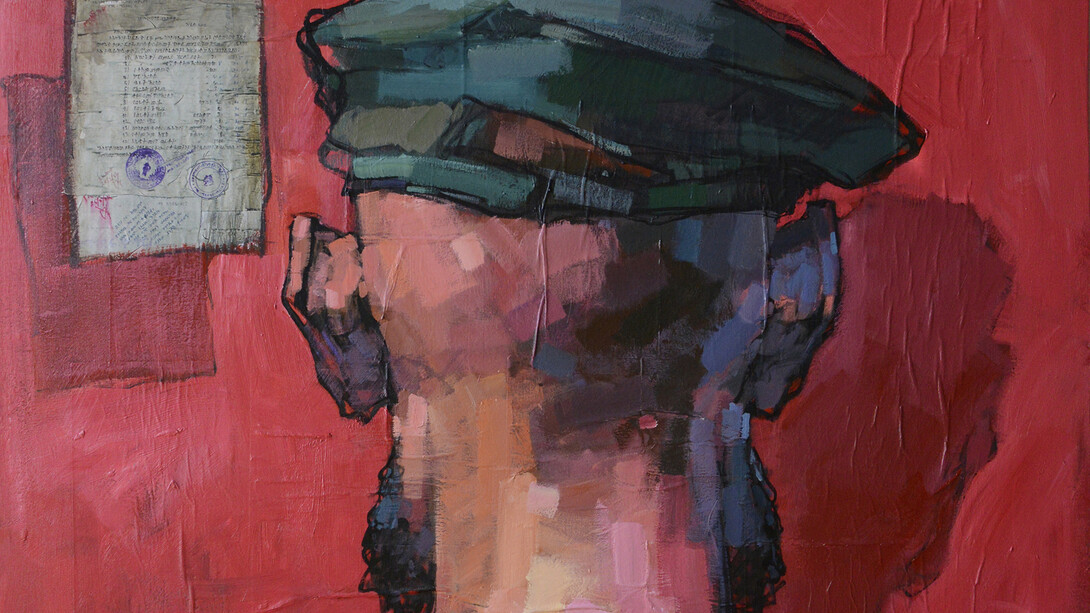 Dawit Abebe, No. 2 Background 20 (detail), 130 x 160 cm