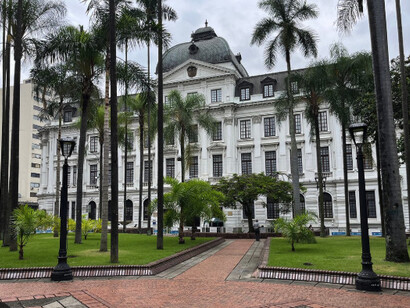 En Cali tuve conciencia de la vida en Colombia, de vivir en peligro, de sentirse siempre acechado, siempre vigilado por guerrilleros, paramilitares y delincuentes comunes. Plaza Cayzedo y Ayuntamiento, Cali, Valle del Cauca, Colombia