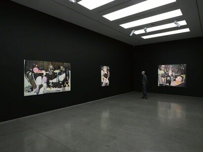 Magnus Plessen, The Skin of Volume, Exhibition view. Courtesy of White Cube
