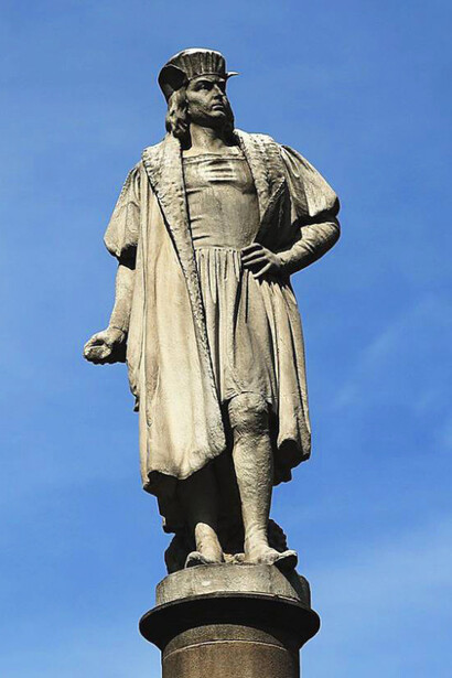 Monumento a Cristóbal Colón en Nueva York, EE. UU.