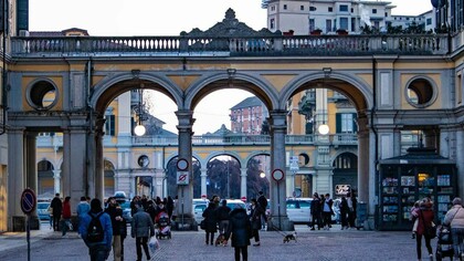 Il piazzale Marconi quando non c'è il mercato, Alessandria, Italia